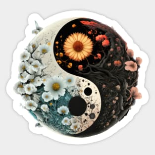 Cosmic Flower Sticker